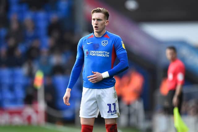 Pompey winger Ronan Curtis