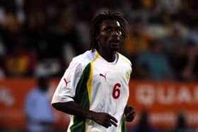 Former Pompey midfielder Aliou Cisse was the only black manager in the 2018 World Cup finals. Pic: Neal Simpson