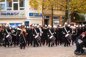 Portsmouth Corps of Drums from the Royal Marines band will be on Children In Need tonight. Picture: Keith Woodland (121121-10)