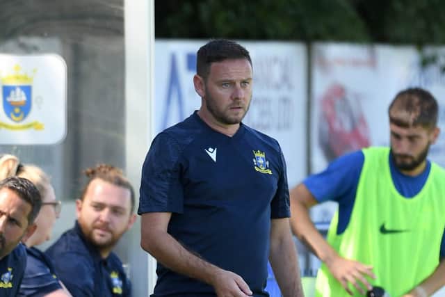 Baffins manager Danny Thompson. Picture: Neil Marshall