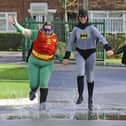 2015. Children in Need Day was a very special day for staff and pupils alike at the newly rebuilt 
Park Community School in Middle Park Way Leigh Park Havant.
(left to right) Jo Breedon (46), Allyson Davis (50),and Leeanne Wingham (33) 
Picture by:  Malcolm Wells (151113-1435)