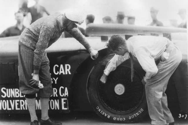Sunbeam 1000hp tyre checks for its record-breaking run