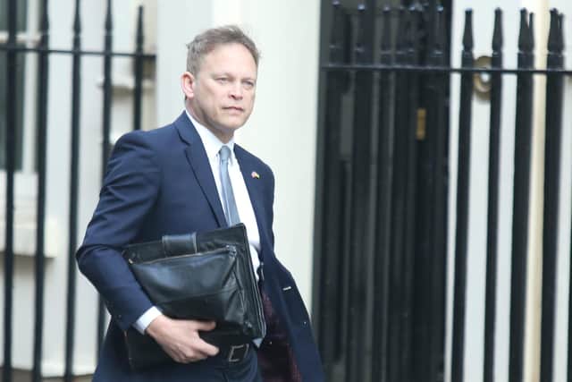 Secretary of State for Transport Grant Shapps confirmed a private jet at Farnborough Airport is currently under investigation. Picture date: Tuesday March 8, 2022. Picture: James Manning/PA Wire.