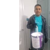 Kam Mistry walked 12 hours to raise money for the baby units at Portsmouth and Bradford Hospital.
Picture credit: Kam Mistry