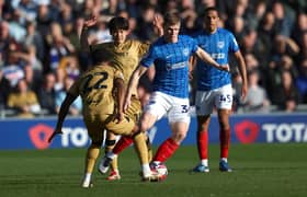 Rob Atkinson could be back in Pompey’s side for the Good Friday trip to Norwich, according to John Mousinho. Picture: Peter Nicholls