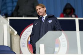 Pompey director Eric Eisner took in the Blues' 3-2 win at Reading during his latest short trip to the UK
