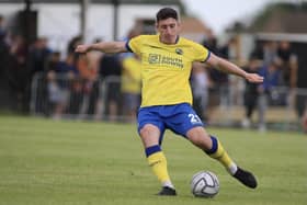 Summer signing scored in Hawks' friendly win at Horndean. Picture: Kieron Louloudis