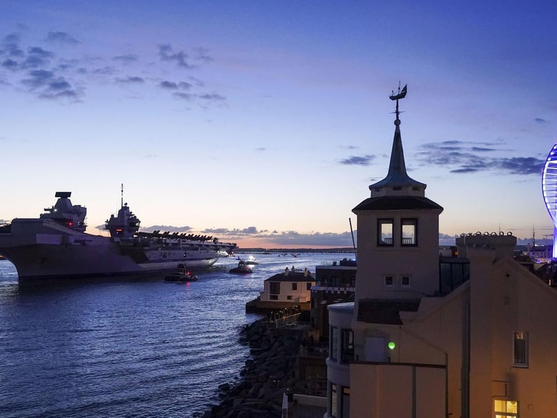 From HMS Queen Elizabeth to HMS Prince of Wales there have been many high profile arrivals and departures from HMNB Portsmouth in recent years, as well as countless other naval ships coming and going. You must have watched at least one. Picture: Steve Parsons/PA Wire