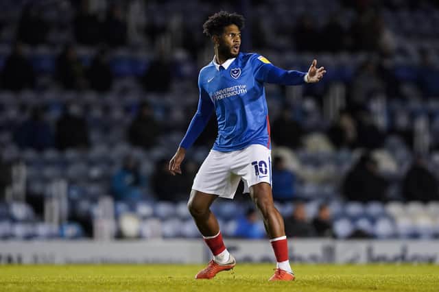 Ellis Harrison is among several Pompey players who have tested positive for coronavirus in the last week. Picture: Jason Brown/ProSportsImages