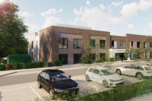 CGI of the extra care facility proposed by Portsmouth City Council for the site of the former Edinburgh House care home in Cosham