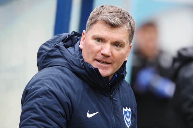 Pompey boss Joe Gallen. Picture: Joe Pepler