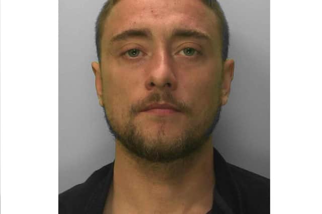 Jacob Woodford, 29, of Benhams Road, Southampton, was jailed after threatening to kill police officers with a shotgun. Picture: Sussex Police.