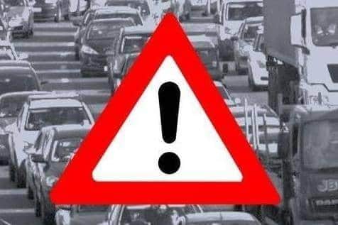 The road is closed 