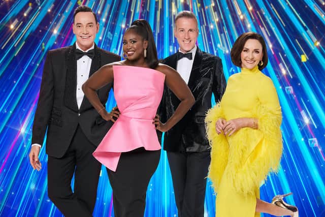 Strictly judges Craig Revel Harwood, Motsi Mabuse, Anton Du Beke and Shirley Ballas. (Photo credit: Ray Burmiston)