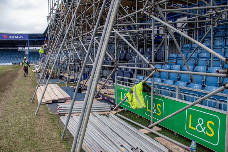 It's hard to believe John Mousinho & Co were sat in these dugouts less than a week ago!Picture: Habibur Rahman