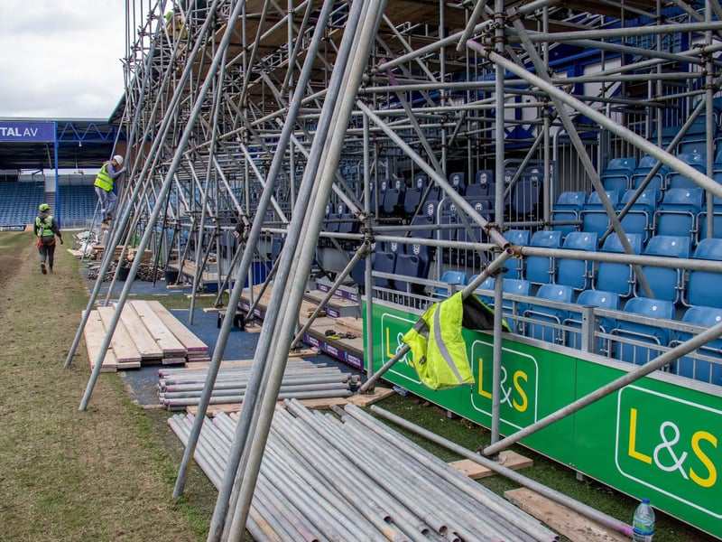 It's hard to believe John Mousinho & Co were sat in these dugouts less than a week ago!Picture: Habibur Rahman
