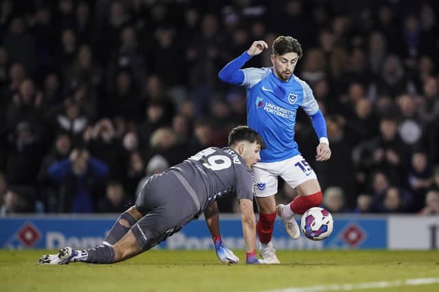Owen Dale was frustrated by his first-half miss against Bolton.
