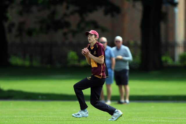 George Metzger is caught by St Cross fielded Ben Foster.
Picture: Chris Moorhouse