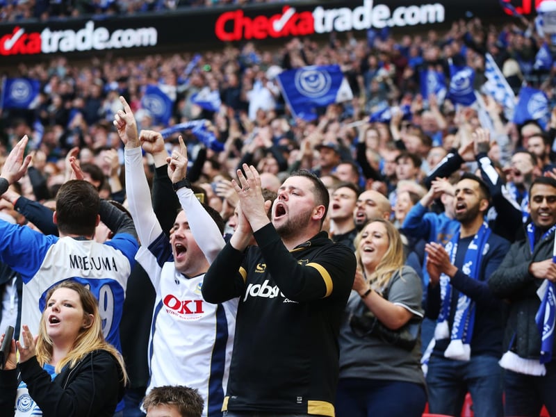 More than 40,000 Pompey fans saw the Blues beat Sunderland on penalties in the 2019 Checkatrade Trophy final