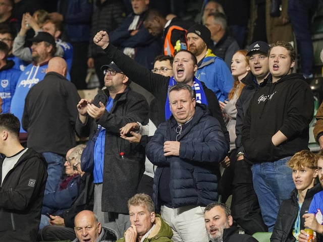 1,143 Pompey fans made the midweek trip to Plymouth Argyle's Home Park.