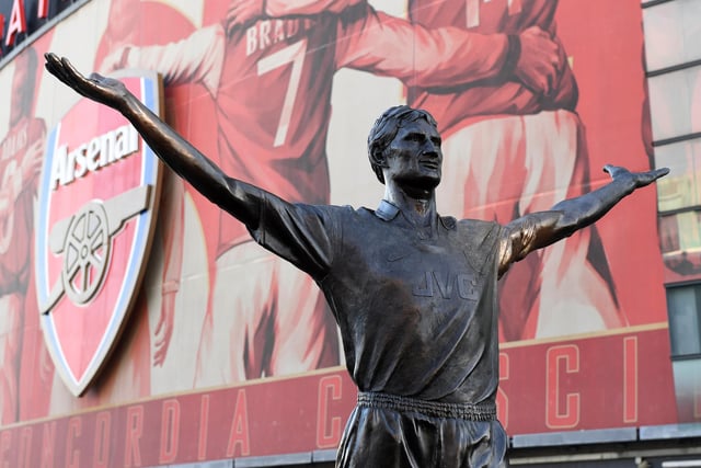Tony Adams has been immortalised with a statue outside Emirates Stadium. Picture: Stuart MacFarlane/Arsenal FC via Getty Images.