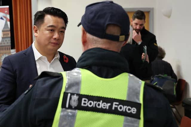 Alan Mak MP with Border Force