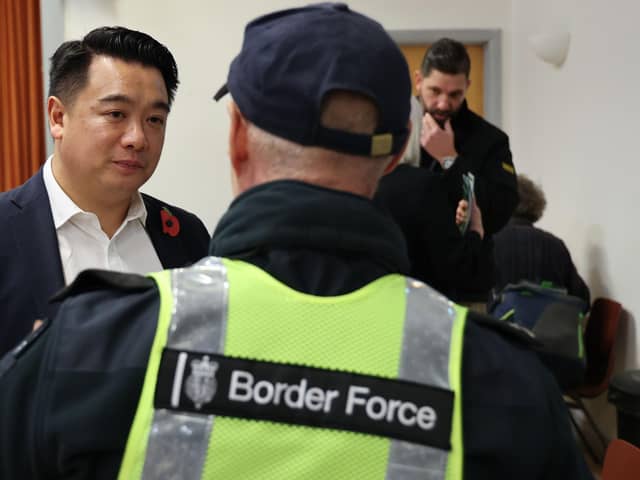 Alan Mak MP with Border Force