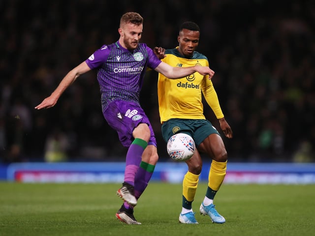The defender represents new Latics boss John Sheridan's first signing. He arrives on loan until January 17, after making 12 Hibs appearances last season. Picture: Ian MacNicol/Getty Images