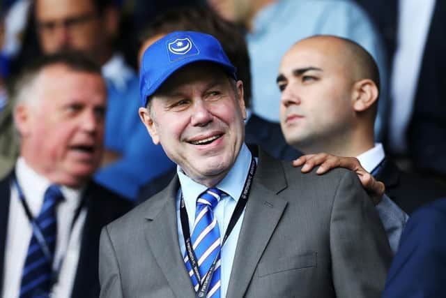 Michael Eisner will be back at Fratton Park to watch Pompey's next two matches. Picture: Joe Pepler