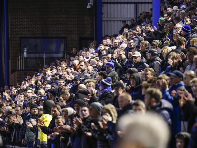 CEO Andy Cullen praised the Fratton faithful for their support this season in his programme notes
