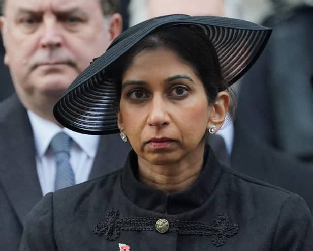 Suella Braverman, Fareham MP, has been sacked from her role as home secretary. Picture: Jonathan Brady/PA Wire