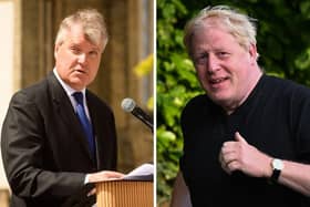 Fareham Borough Council leader Sean Woodward has defended Boris Johnson after the Partygate report found that the former prime minister mislead parliament. Picture: Keith Woodland/JUSTIN TALLIS - AFP via Getty Images