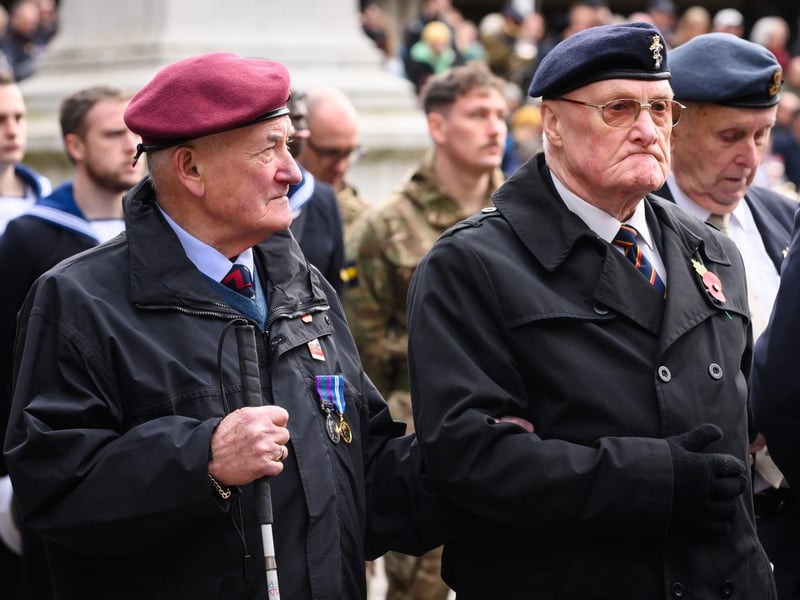 Pictured is: Two veterans
Picture: Keith Woodland (121121-114)