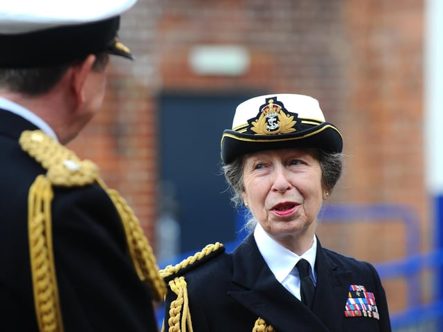 The opening of the new Alford School of Military Music. Previously used as detention quarters until the early 90s, the establishment has since beenused by the Royal Marines School of Music, and has now undergone a complete redesign and refurbishment to better support the training of world-class military musicians from the Royal Marines Band Service and the Royal Corps of Army Music.The facility was opened by HRH The Princess Royal on Thursday, November 23, 2023.Picture: Sarah Standing (231123-3000)