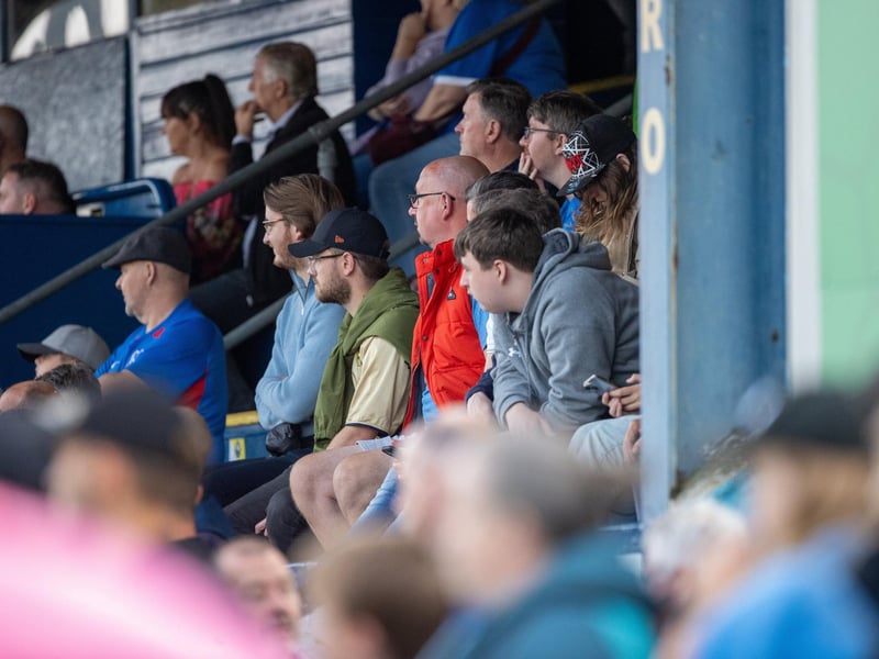 The fans were out in force for Pompey's visit to Privett Park