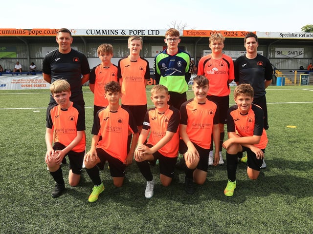 Castle United U13s at the Havant and Waterlooville Summer Tournament. Picture: Dave Haines