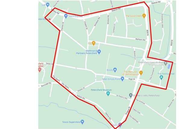 Police have issued a dispersal order in Petersfield