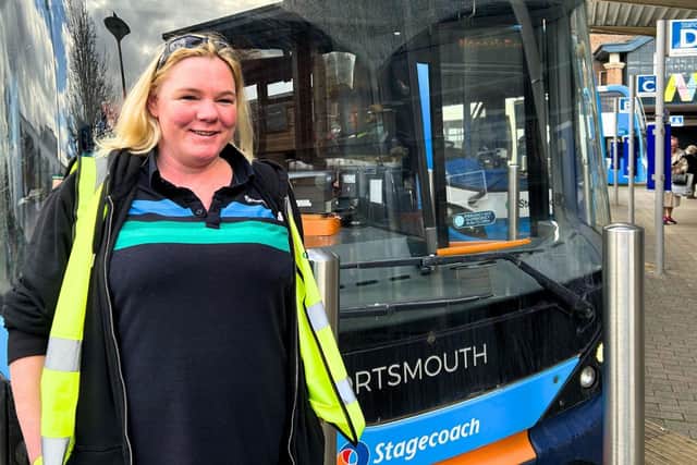 Portsmouth bus driver, Amie Clements