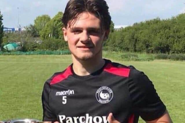 Josh Miroy collapsed at King George V during a Sunday League match last autumn. A defibrillator will now be installed at the venue, along with one  at three other sites in and around Portsmouth.