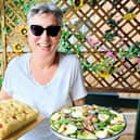 Karen Wright served her girlfriends salad Nicoise with focaccia