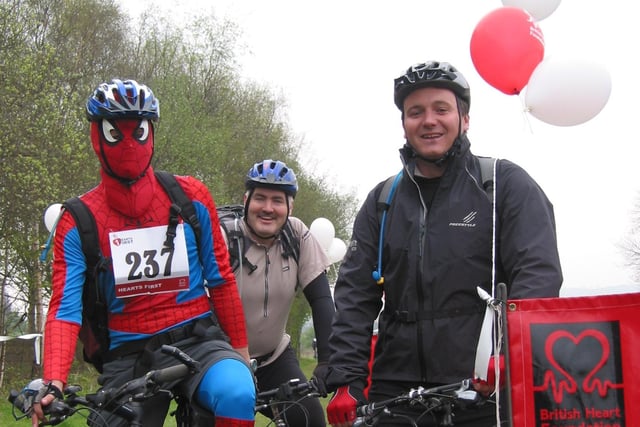 Mark Wakeling at the 2005 Peak District Challenge Bike Ride for the British Heart Foundation