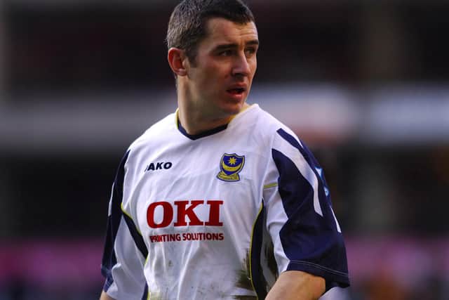 Former Pompey right-back Andy Griffin has lifted the lid on Alain Perrin's time at Fratton Park. Picture: Neal Simpson