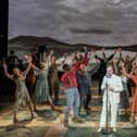 The company of Girl From The North Country, at Chichester Festival Theatre in January, 2023. Picture by Johan Persson