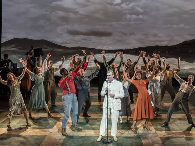 The company of Girl From The North Country, at Chichester Festival Theatre in January, 2023. Picture by Johan Persson