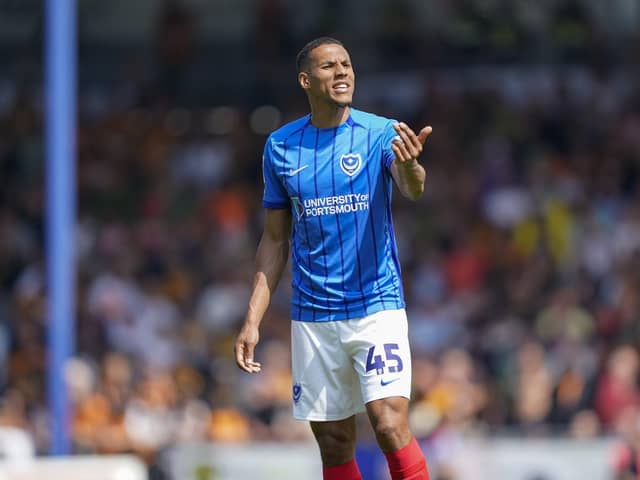 Isaac Hayden made 17 appearances for Pompey during last season’s successful fight against relegation. Picture: