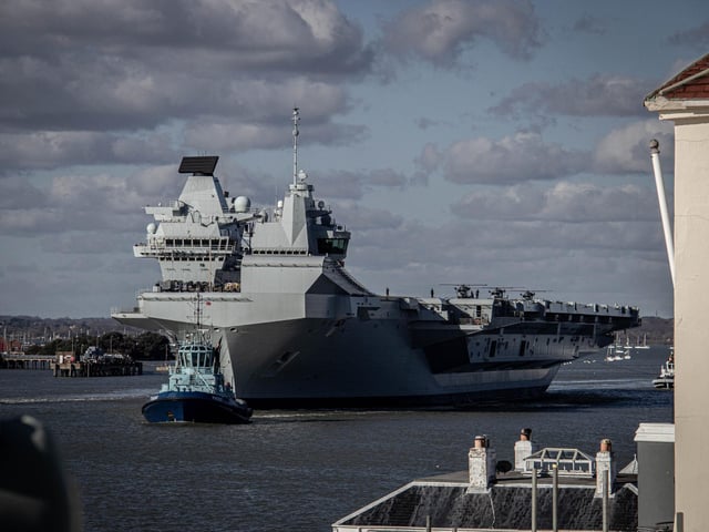 HMS Prince of Wales. Picture: Habibur Rahman