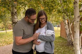 Dan Young and Abigail Cleverly, from Waterlooville, who lost their baby daughter Daisy in October last year want to ‘give back’ to Princess Anne Hospital, in Southampton, which cared for her.
