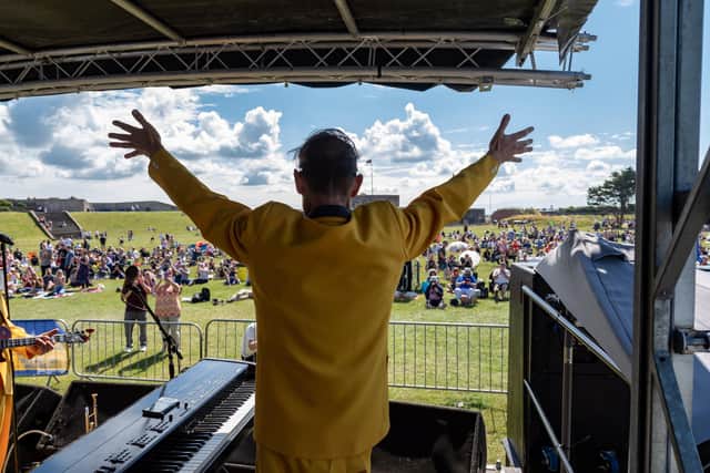 Live at the Bandstand is due to move to the Wedgewood Rooms in Southsea following concerns over the weather forecast. Pictured is Jive Aces performing at the Bandstand. Picture: Mike Cooter (210724)