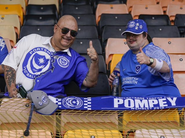 A thumbs up from us to you as well after making the 200-plus mile journey to Vale Park.