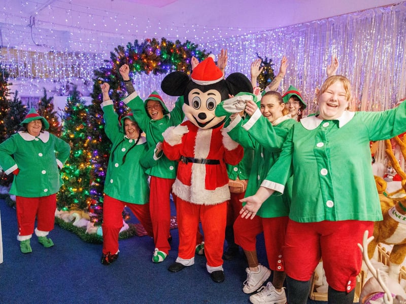 Pictured: Leigh Park Christmas Grotto team Picture:Marcin Jedrysiak